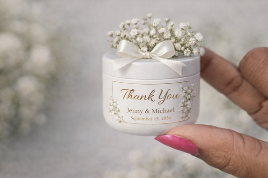 Cherished Moments Candle Favor